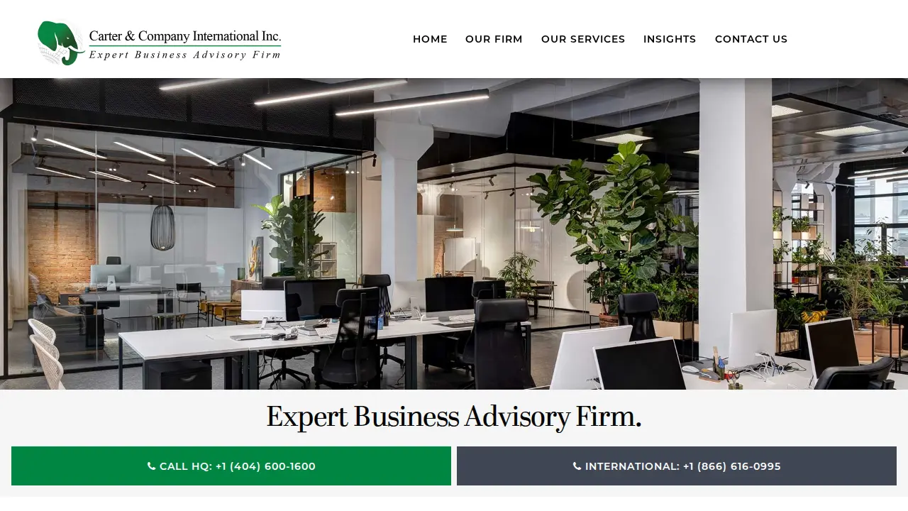 Carter & Company Accounting Firm Dallas CPA page