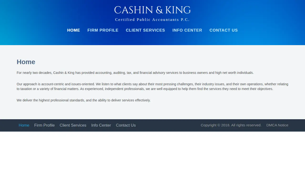 Cashin & King CPA PC