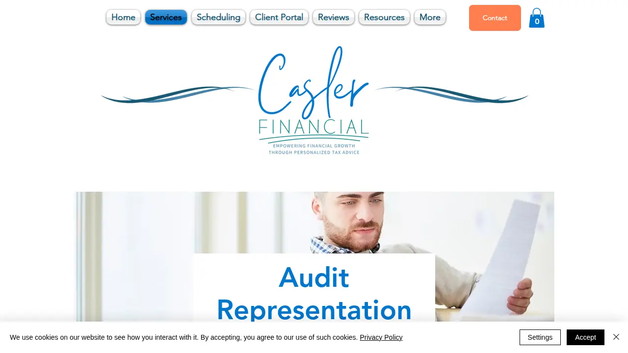 Casler Financial, LLC page