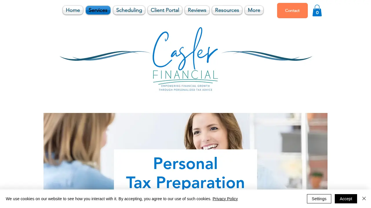 Casler Financial, LLC page