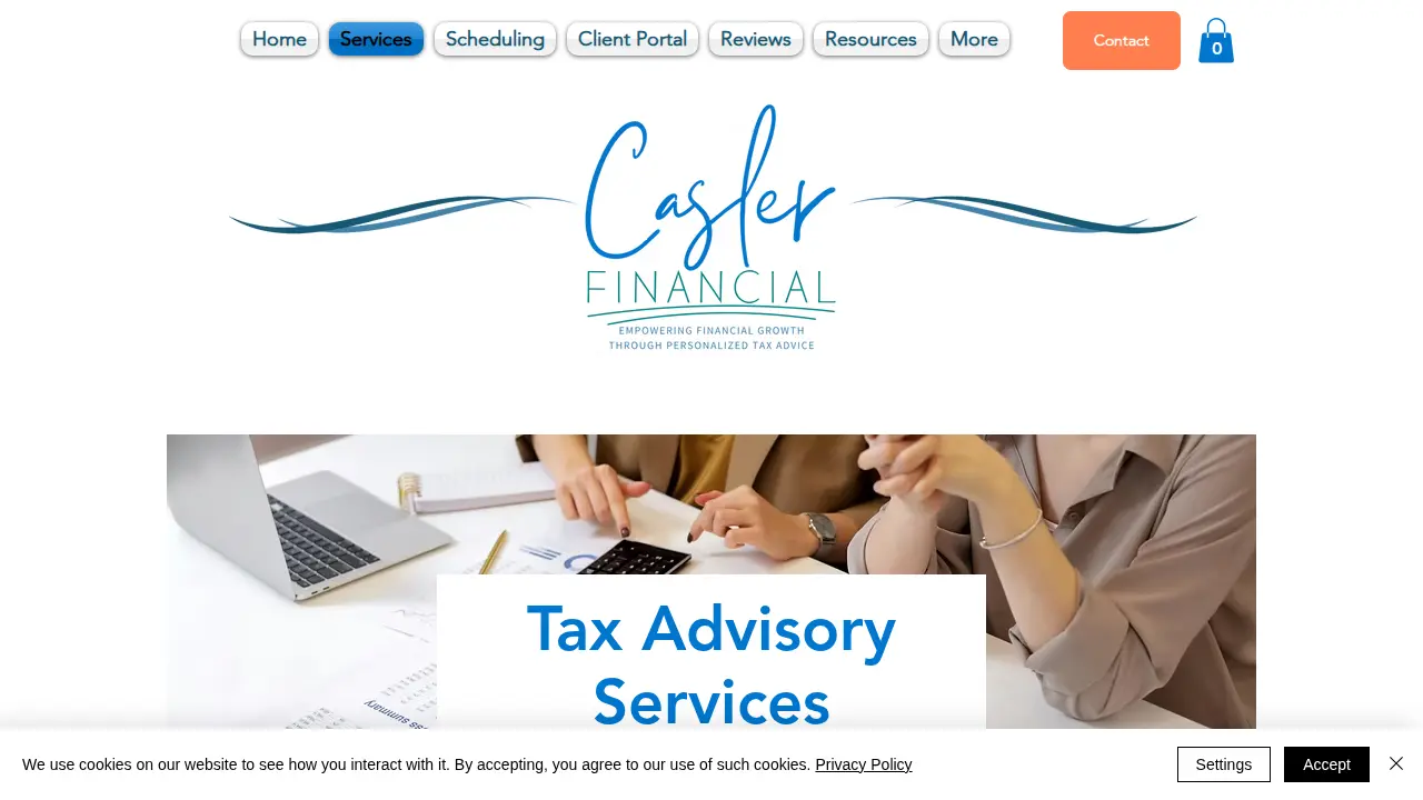 Casler Financial, LLC page