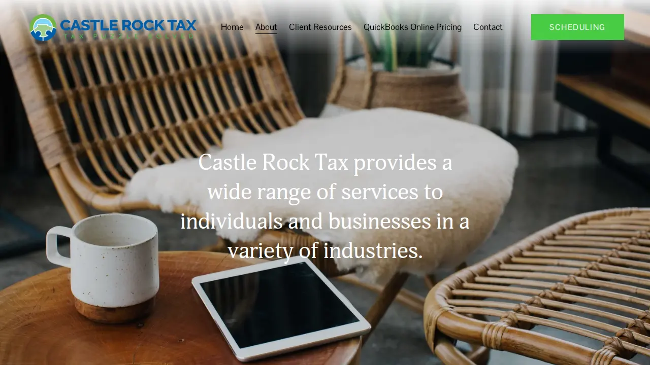 Castle Rock Tax page
