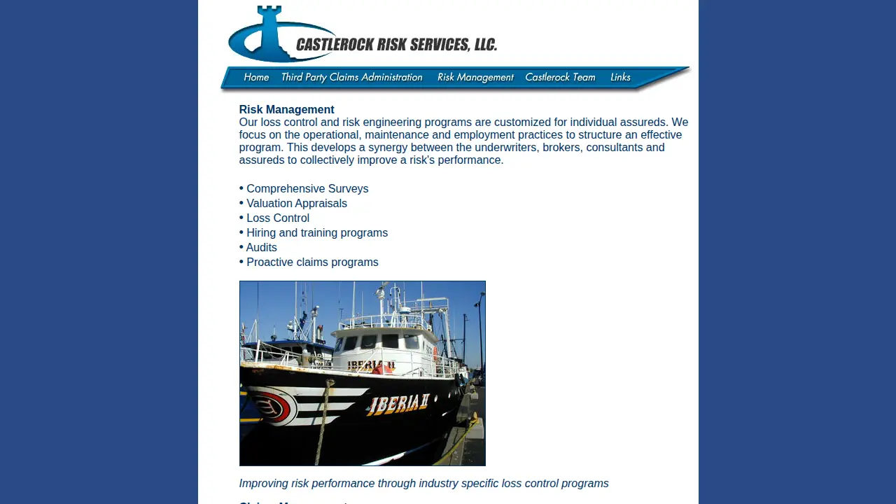 Castle Rock Risk Services LLC page