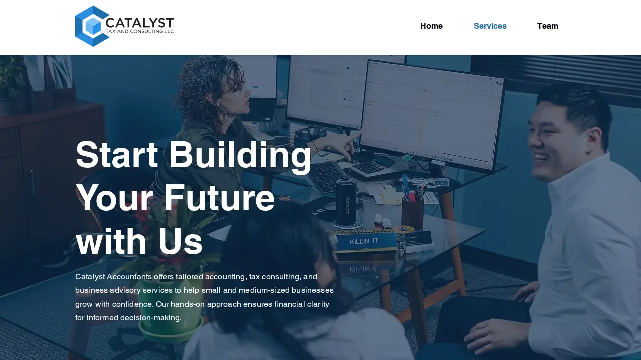 Catalyst Tax & Consulting page