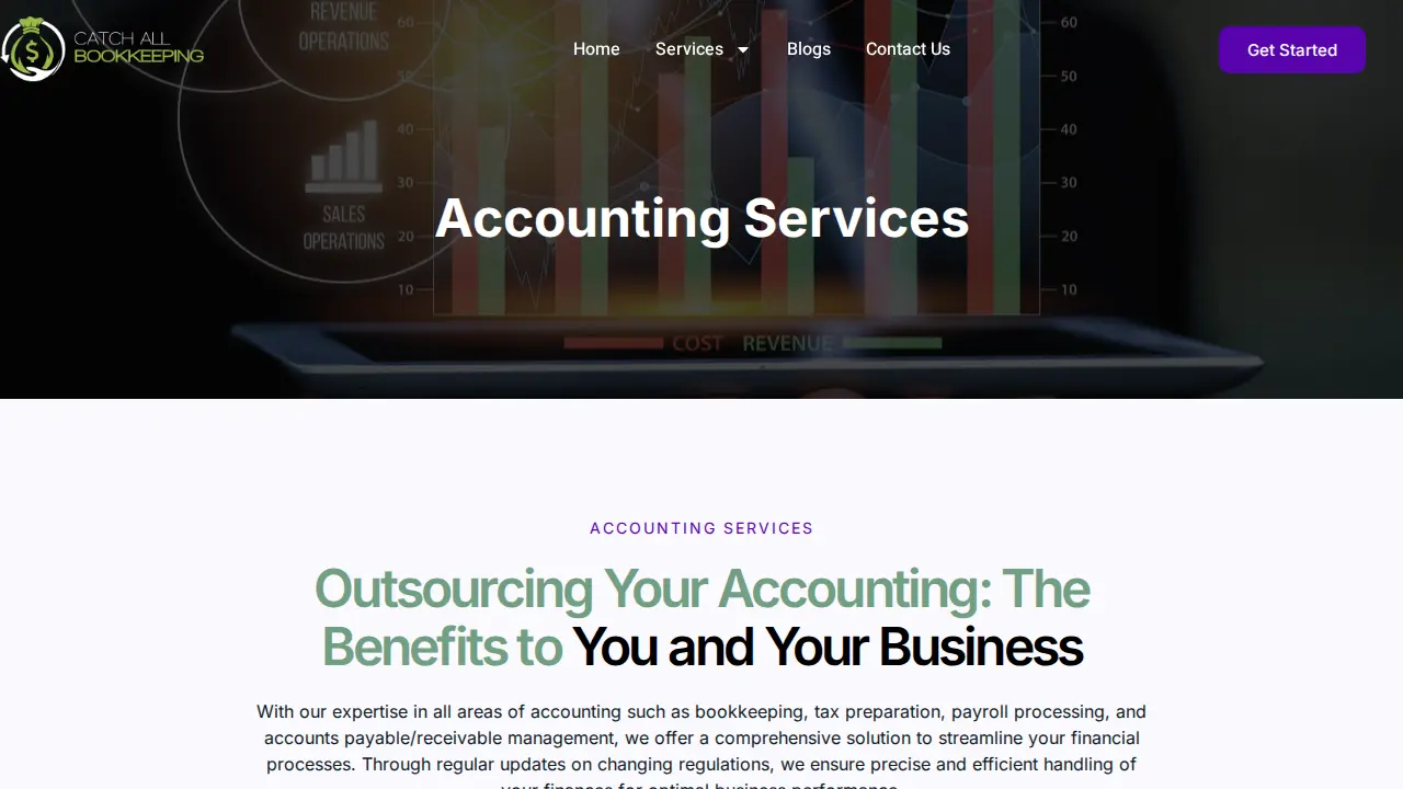 Catch All Bookkeeping page