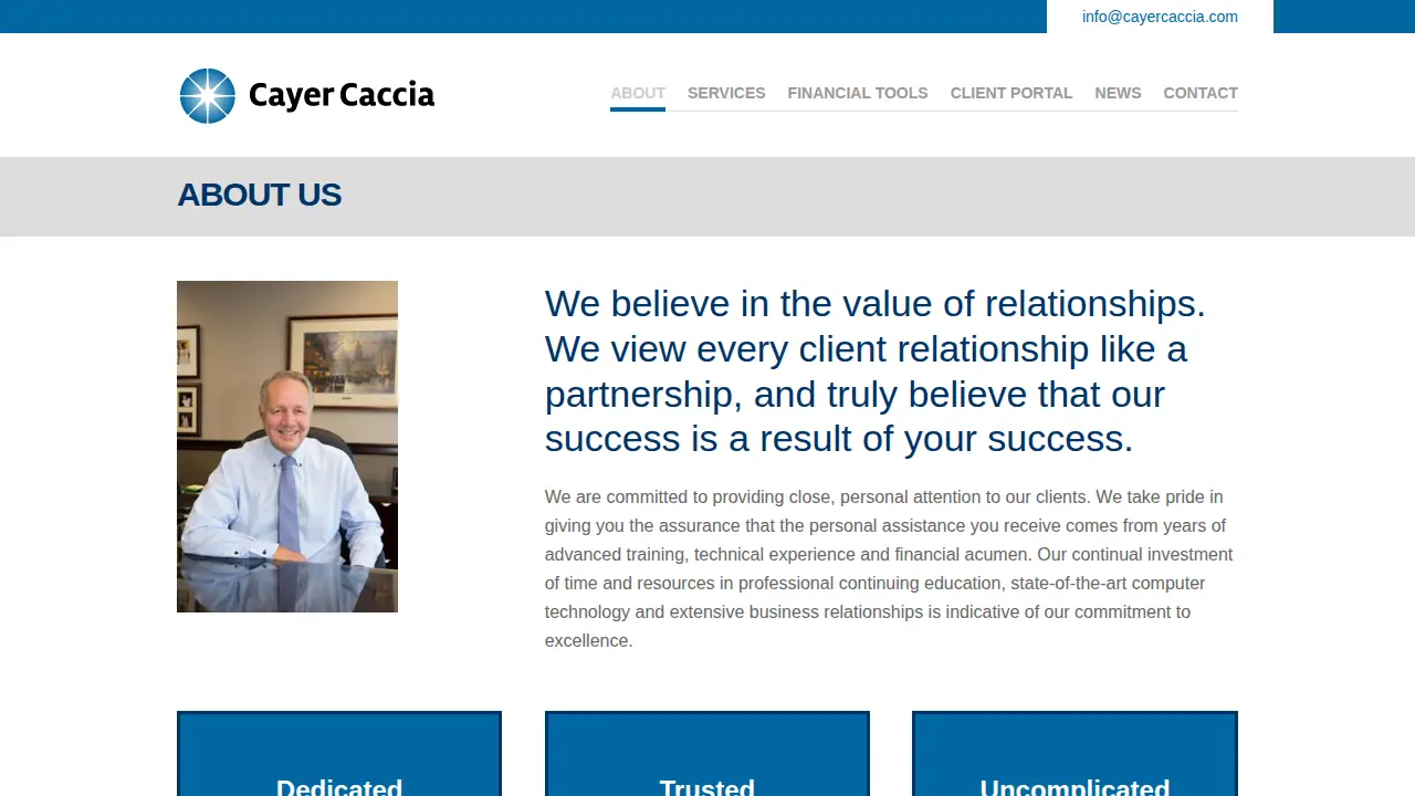 Cayer Caccia LLP page