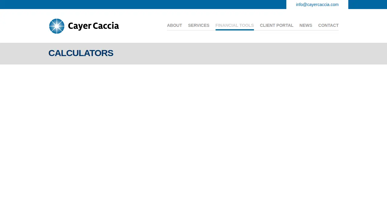 Cayer Caccia LLP page