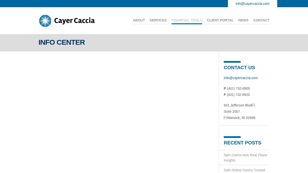 Cayer Caccia LLP page
