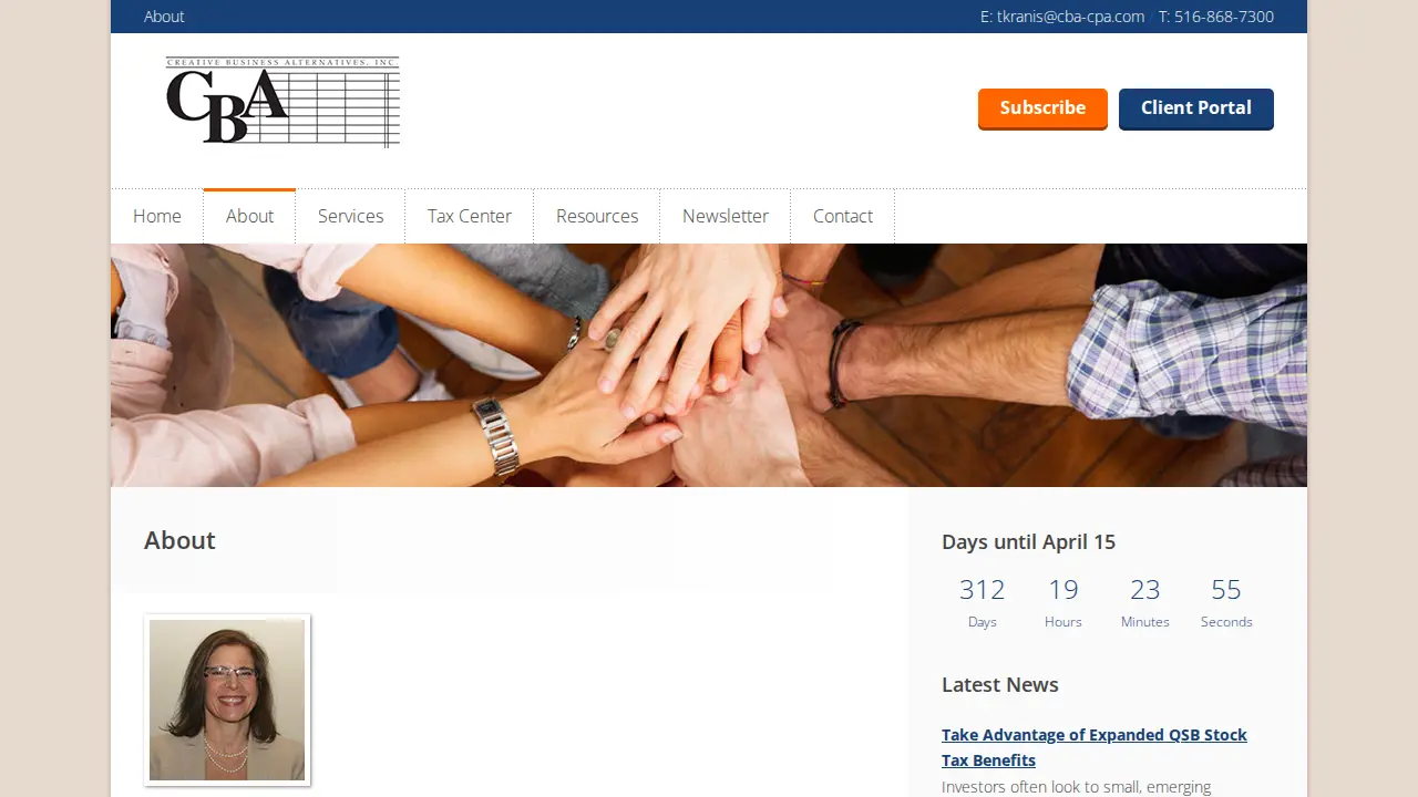 Creative Business Alternatives, Inc. page