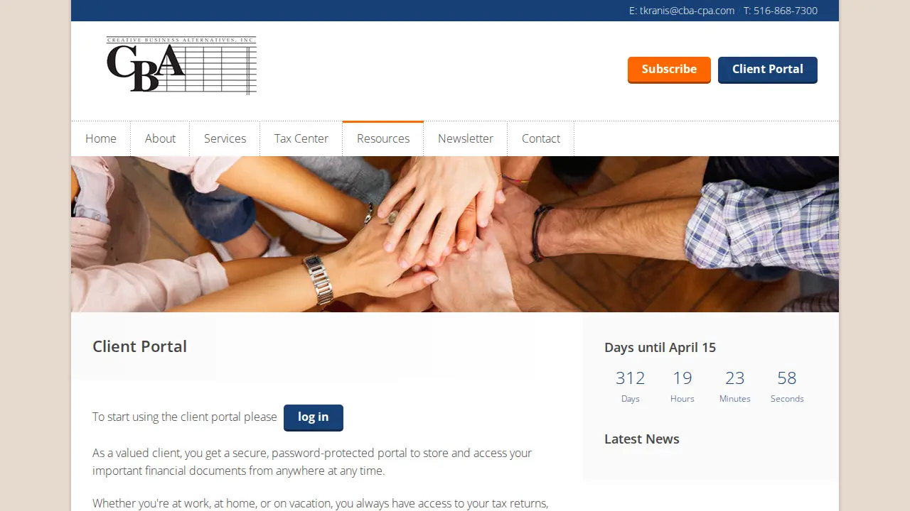 Creative Business Alternatives, Inc. page