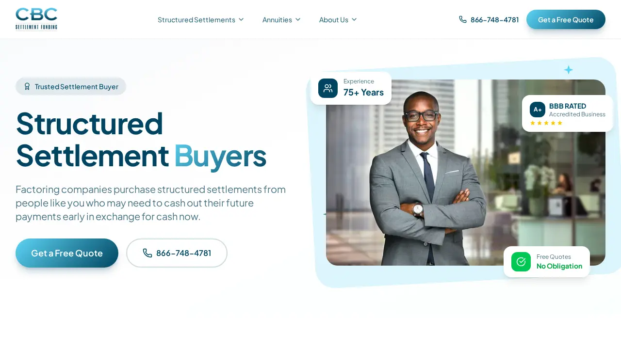 CBC Settlement Funding page