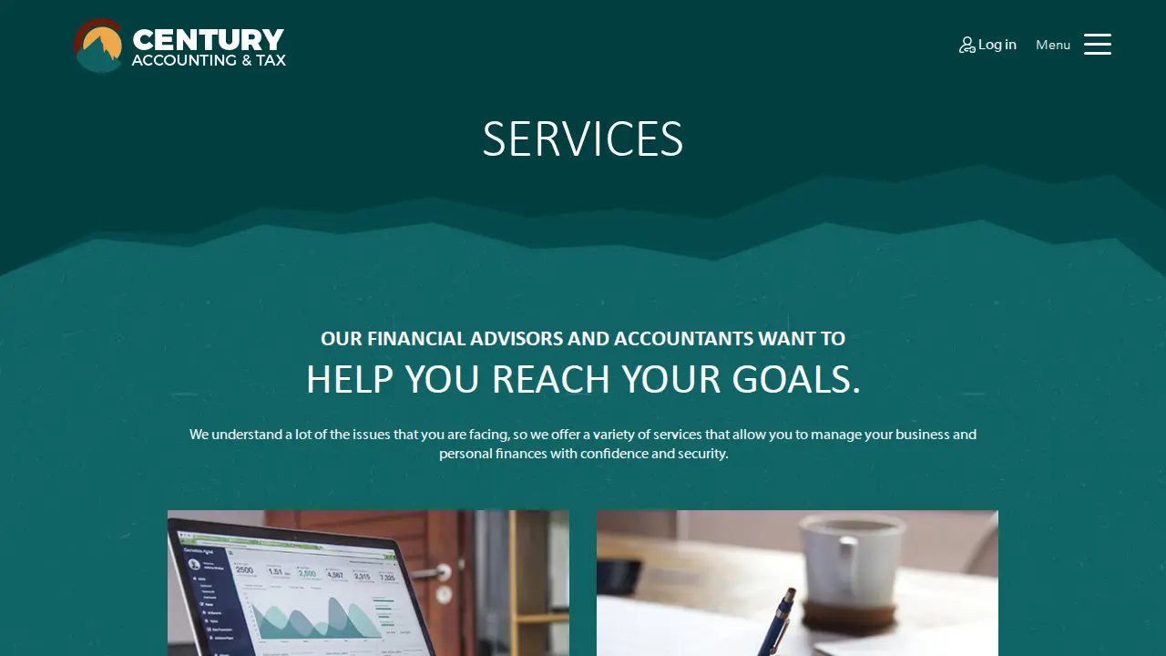 Century Accounting & Tax page