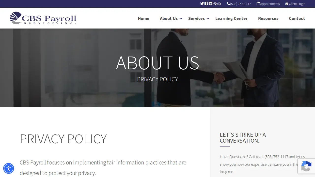 CBS Payroll Service, Inc page