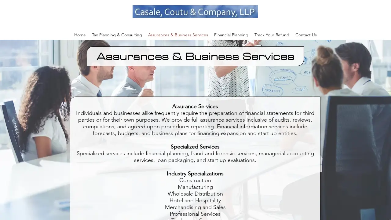 Casale Coutu & Company page