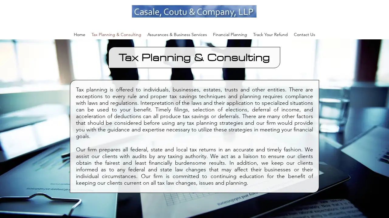 Casale Coutu & Company page