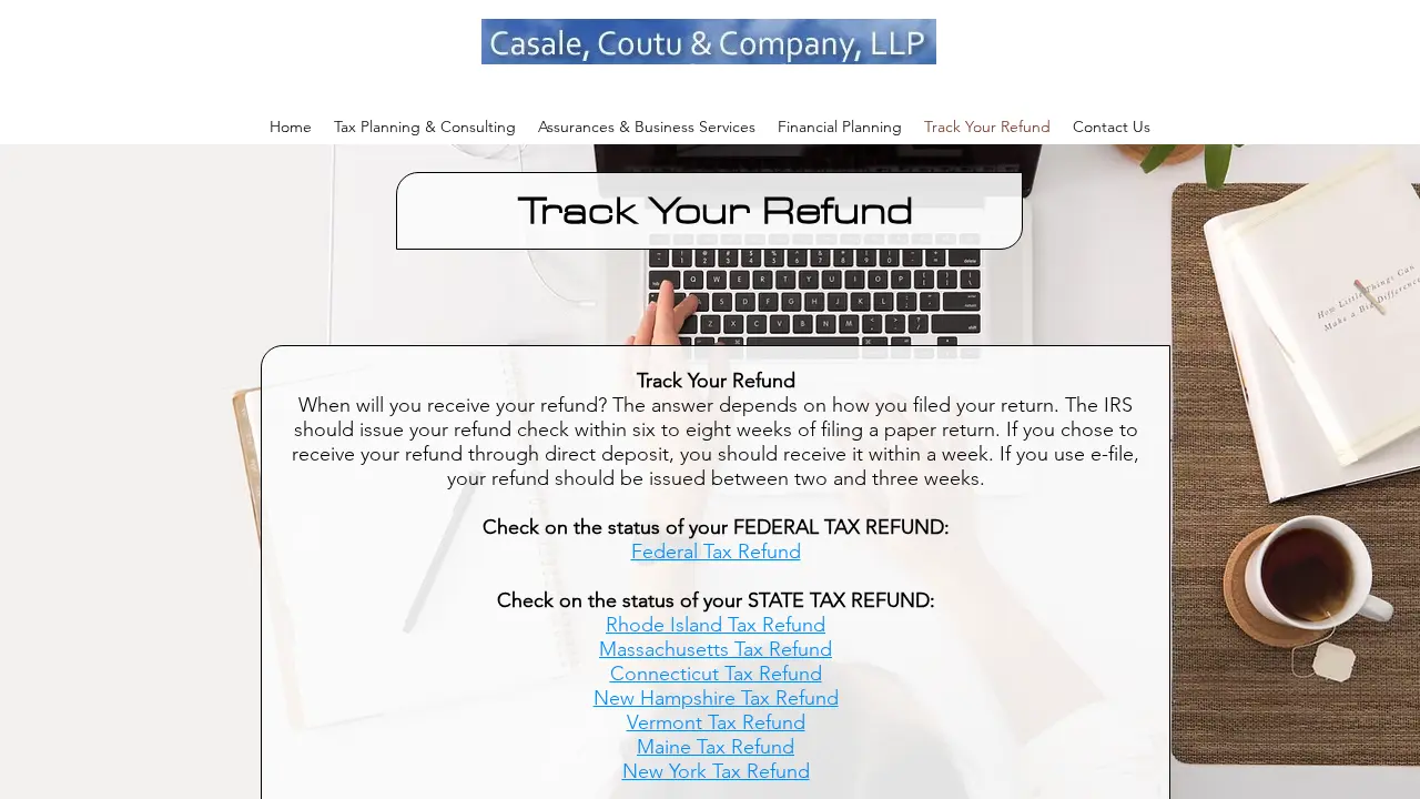 Casale Coutu & Company page