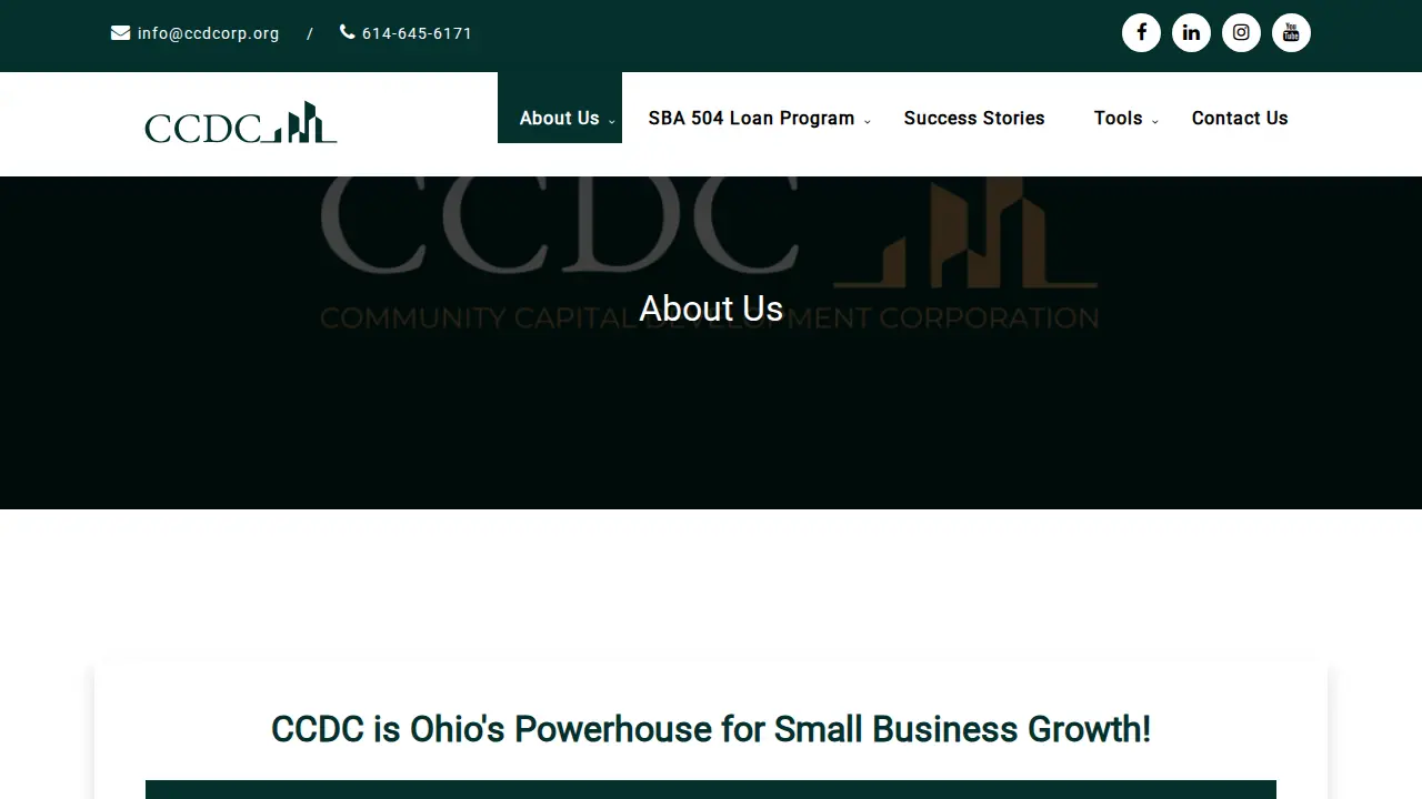 Community Capital Development Corporation page