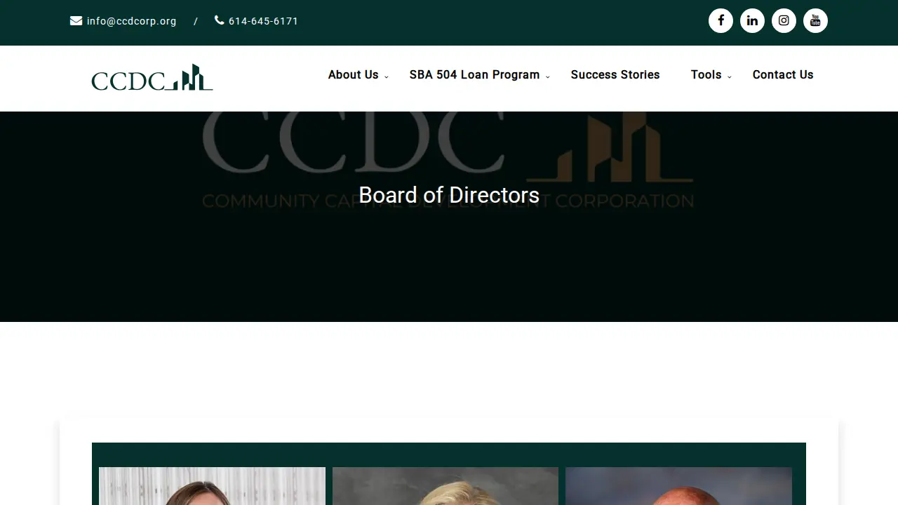 Community Capital Development Corporation page