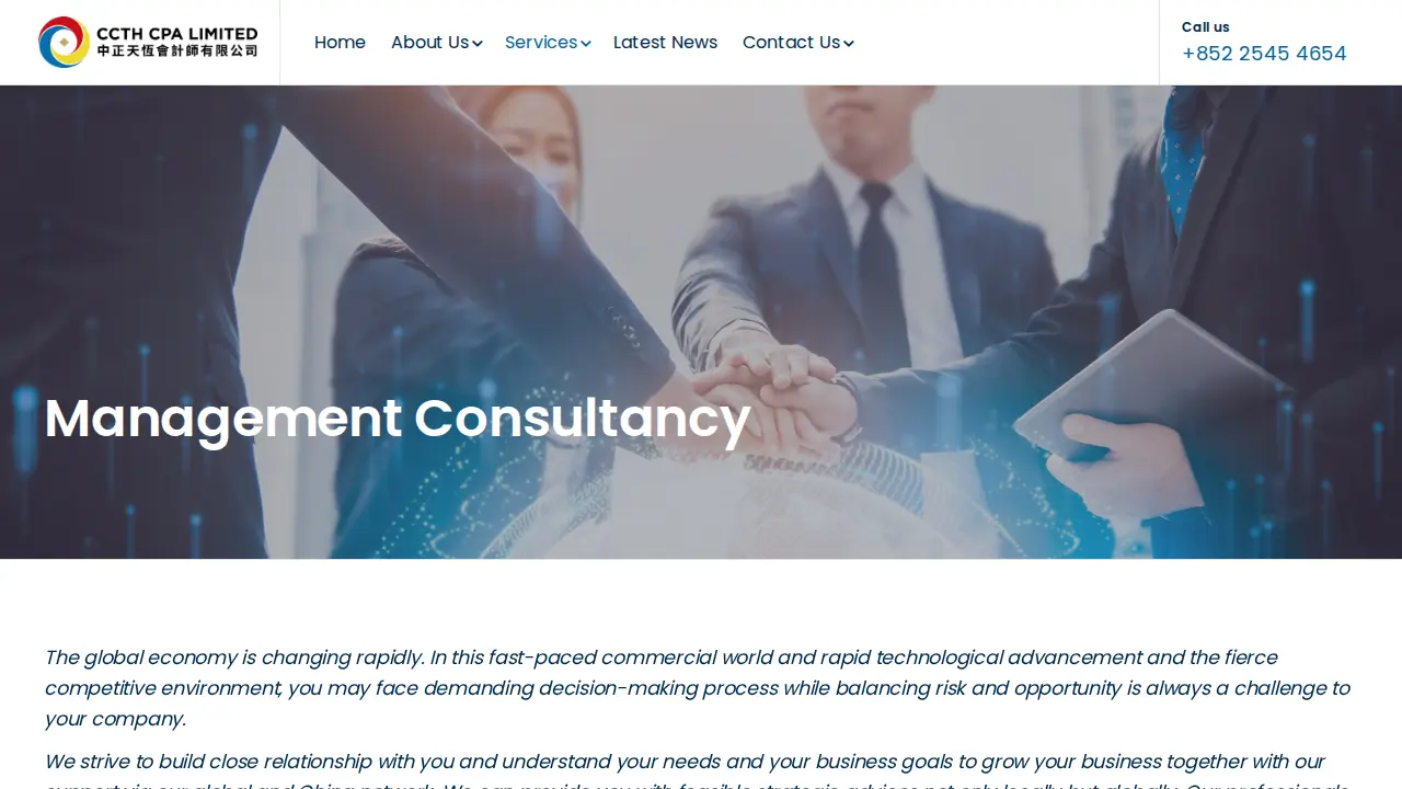 CCTH CPA Limited page