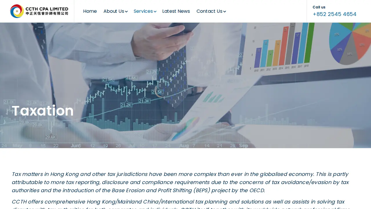 CCTH CPA Limited page