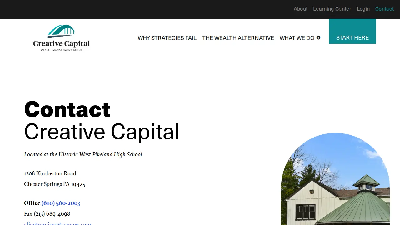 Creative Capital Wealth Management Group page