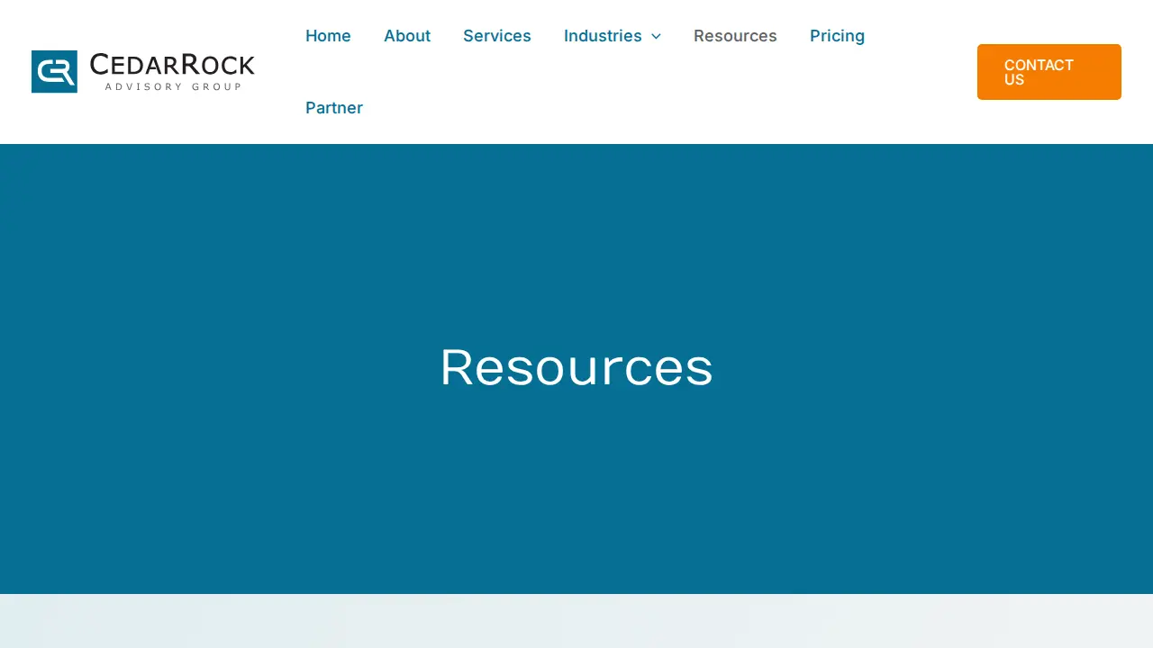 CedarRock Advisory Group page