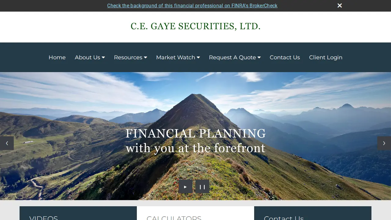C. E. Gaye & Sons Securities Ltd.
