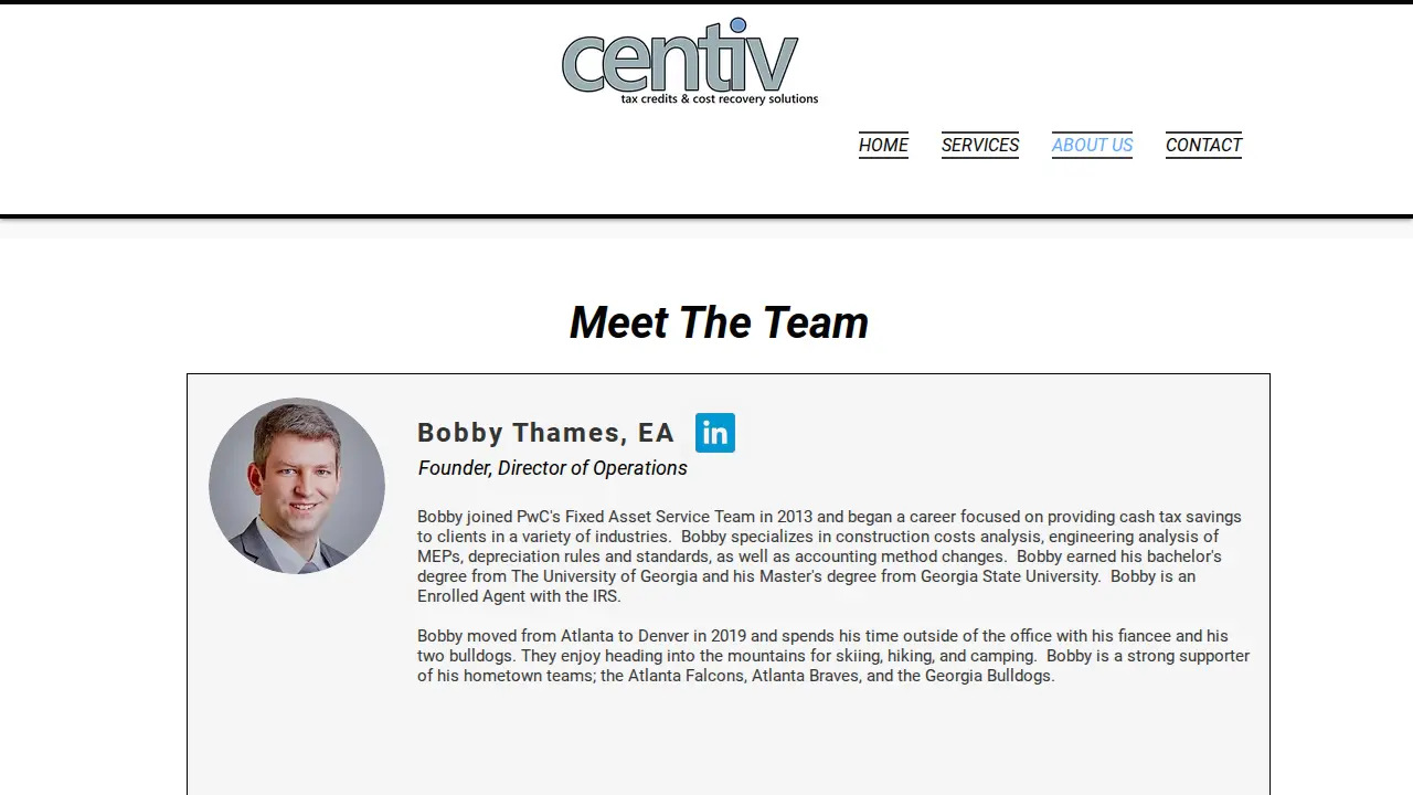 Centiv page