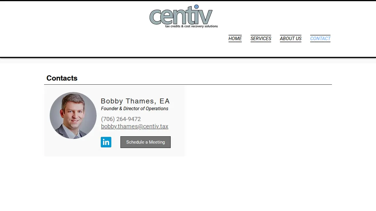 Centiv page