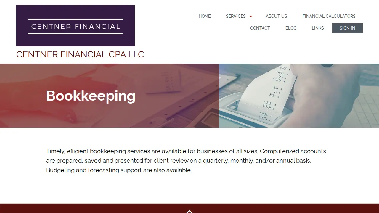 Centner Financial CPA LLC page