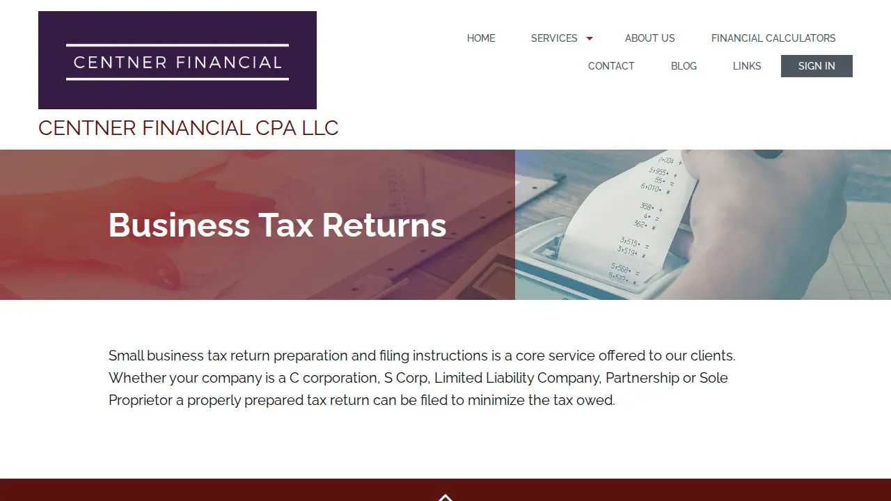 Centner Financial CPA LLC page