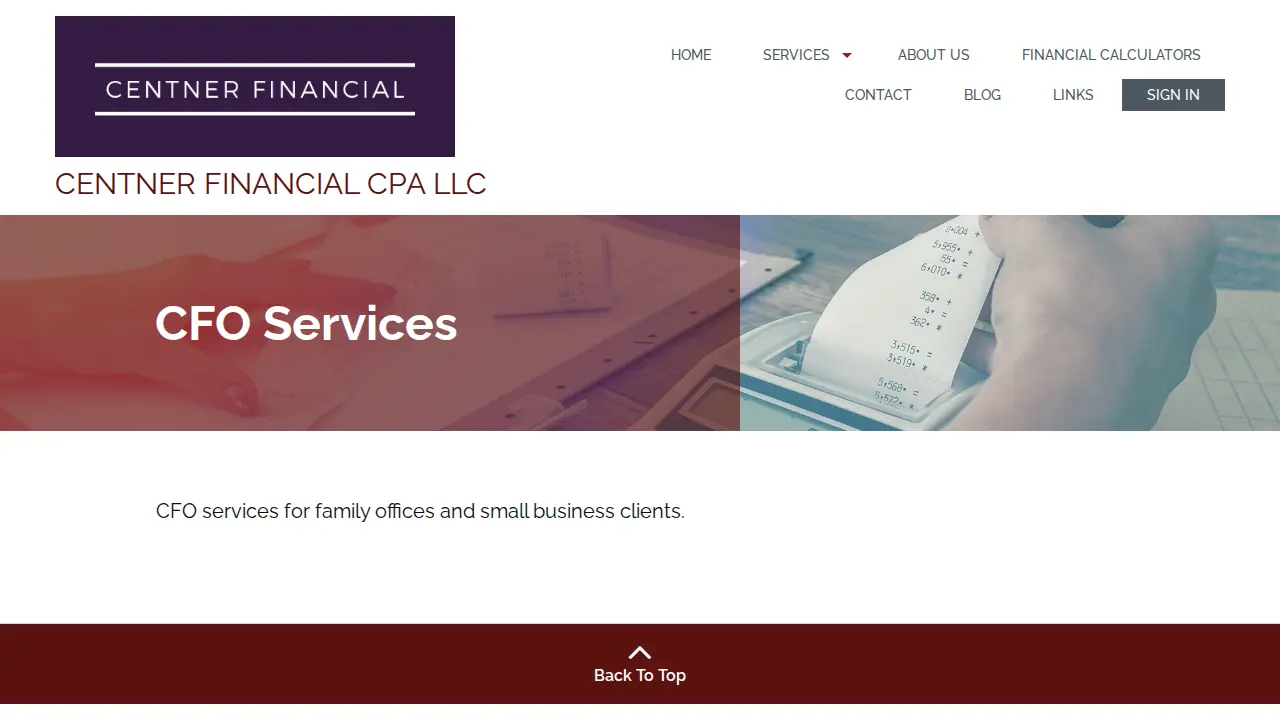 Centner Financial CPA LLC page
