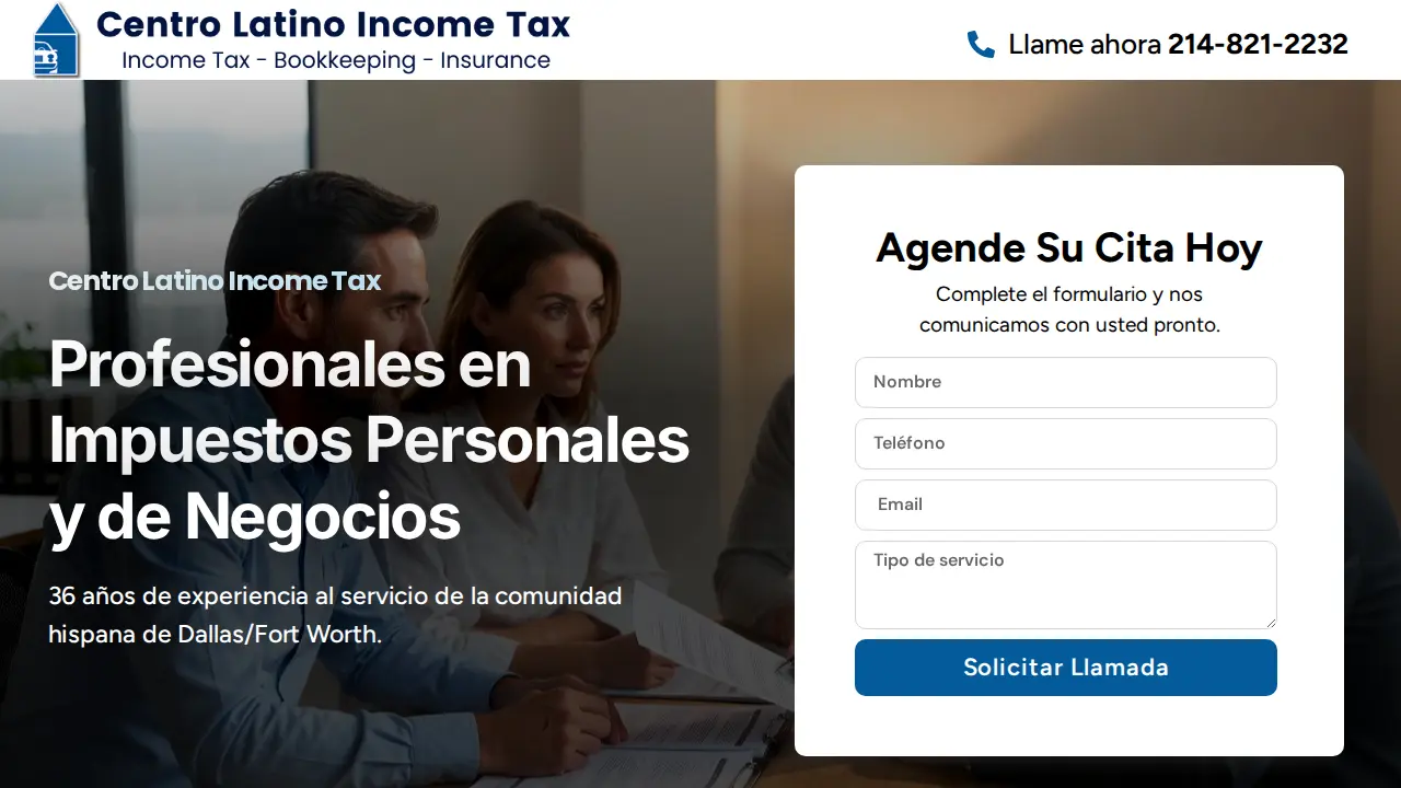 Centro latino income-tax