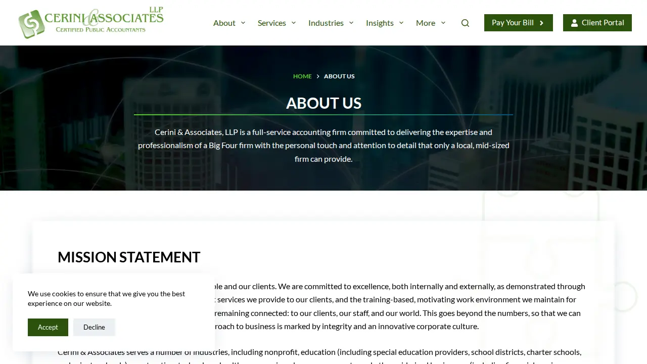 Cerini & Associates page