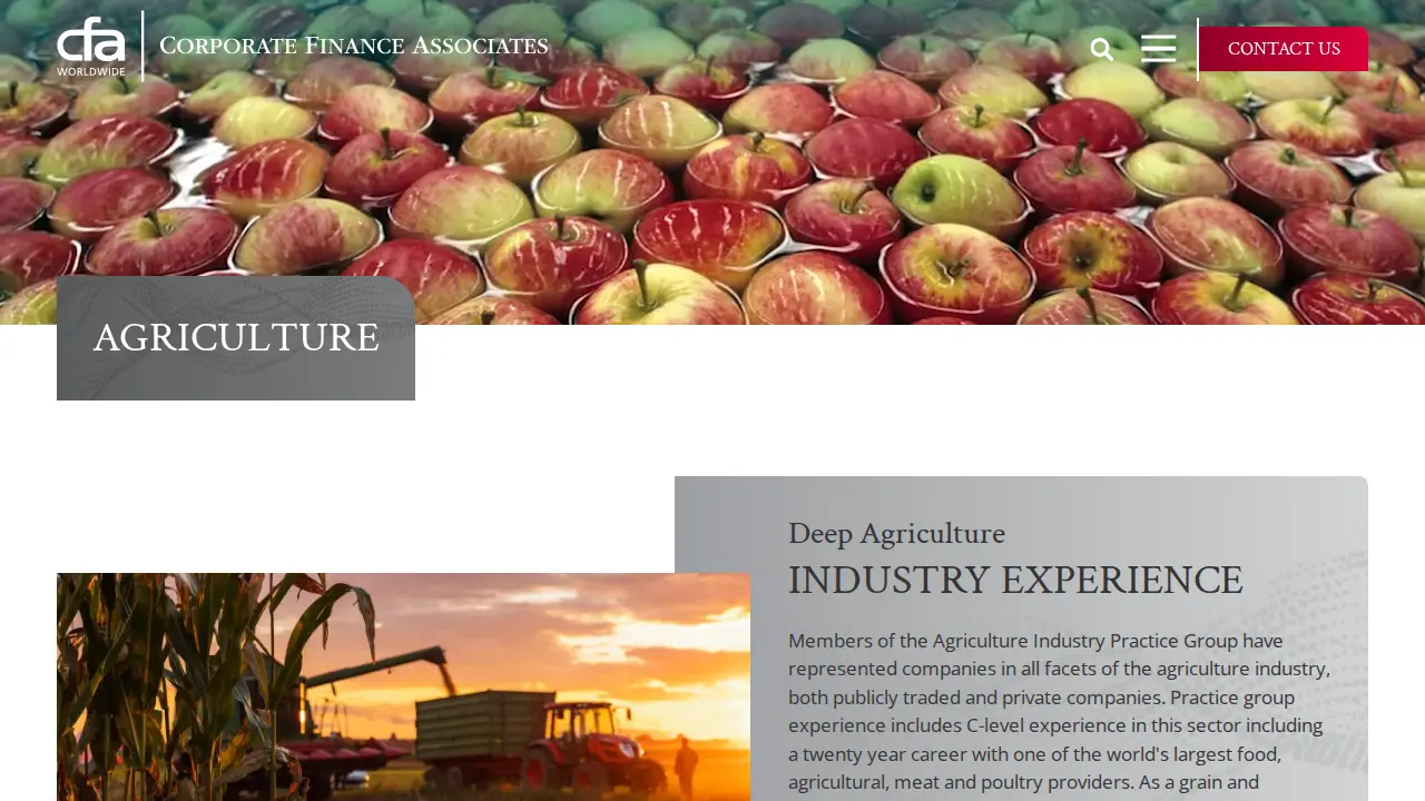 Corporate Finance Associates page