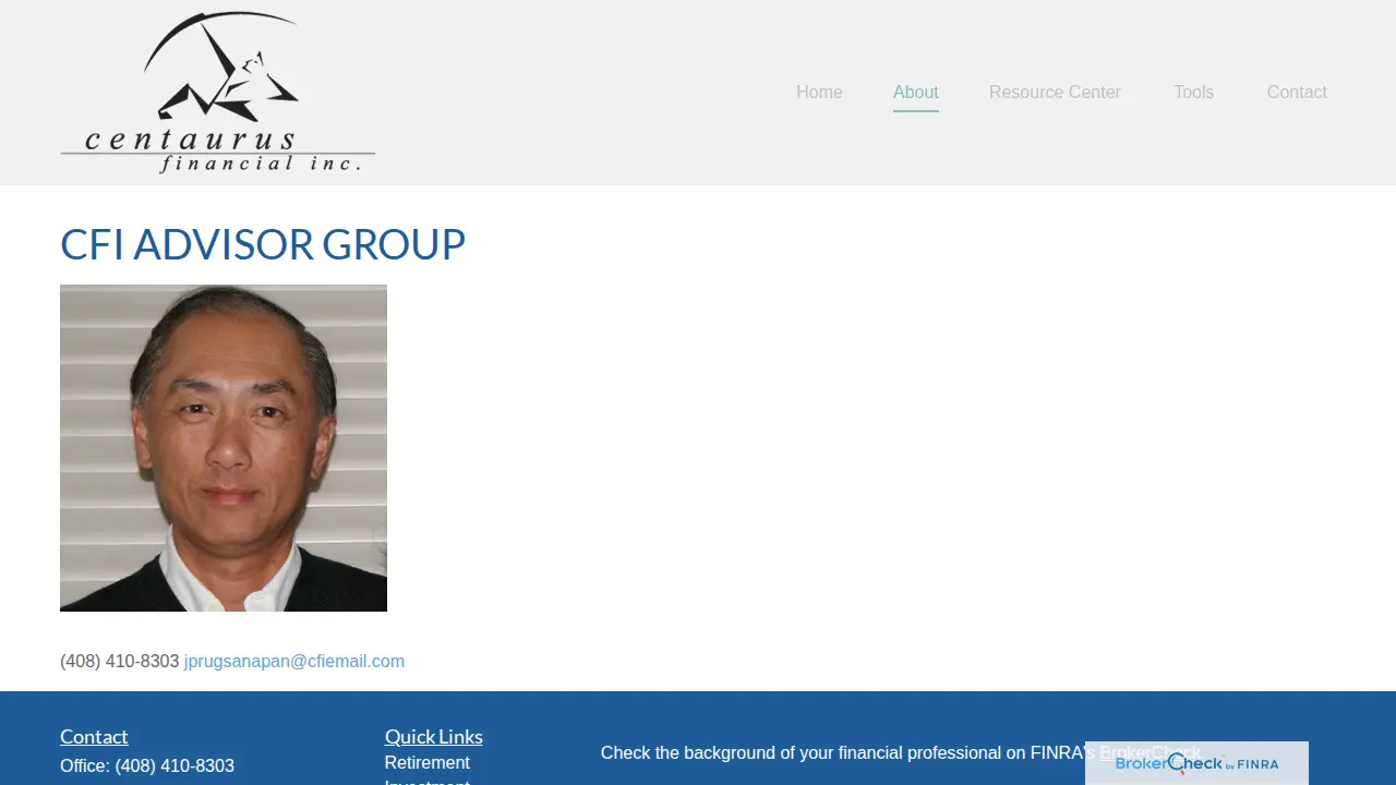 Centaurus Financial - Jane Prugsanapan page
