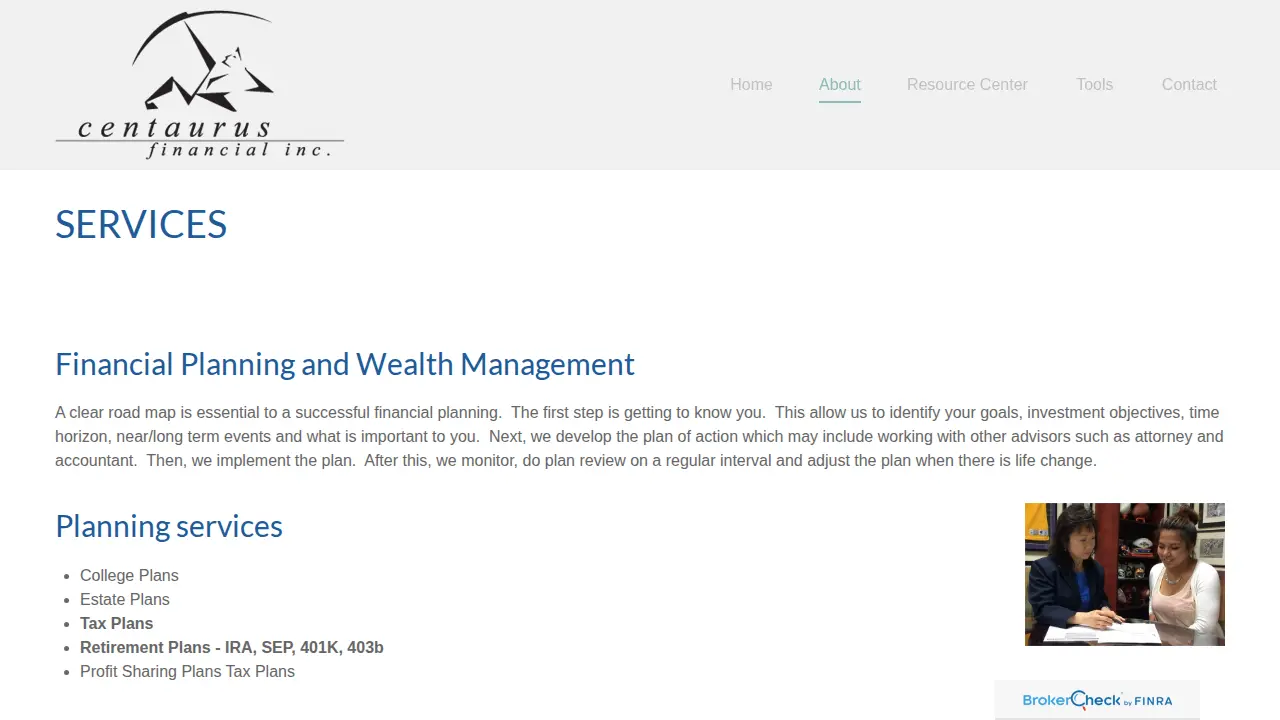 Centaurus Financial - Jane Prugsanapan page