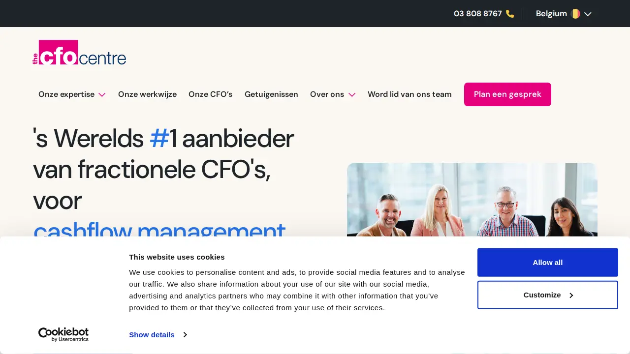 The CFO Centre page
