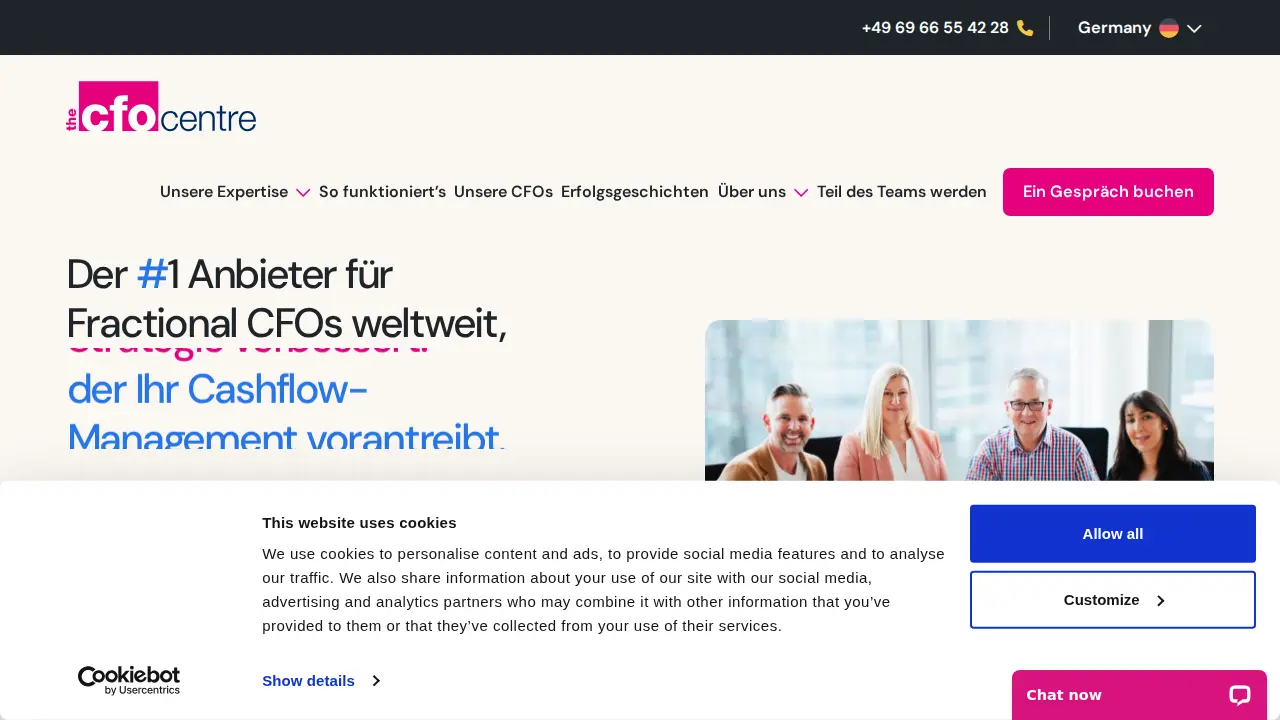 The CFO Centre page