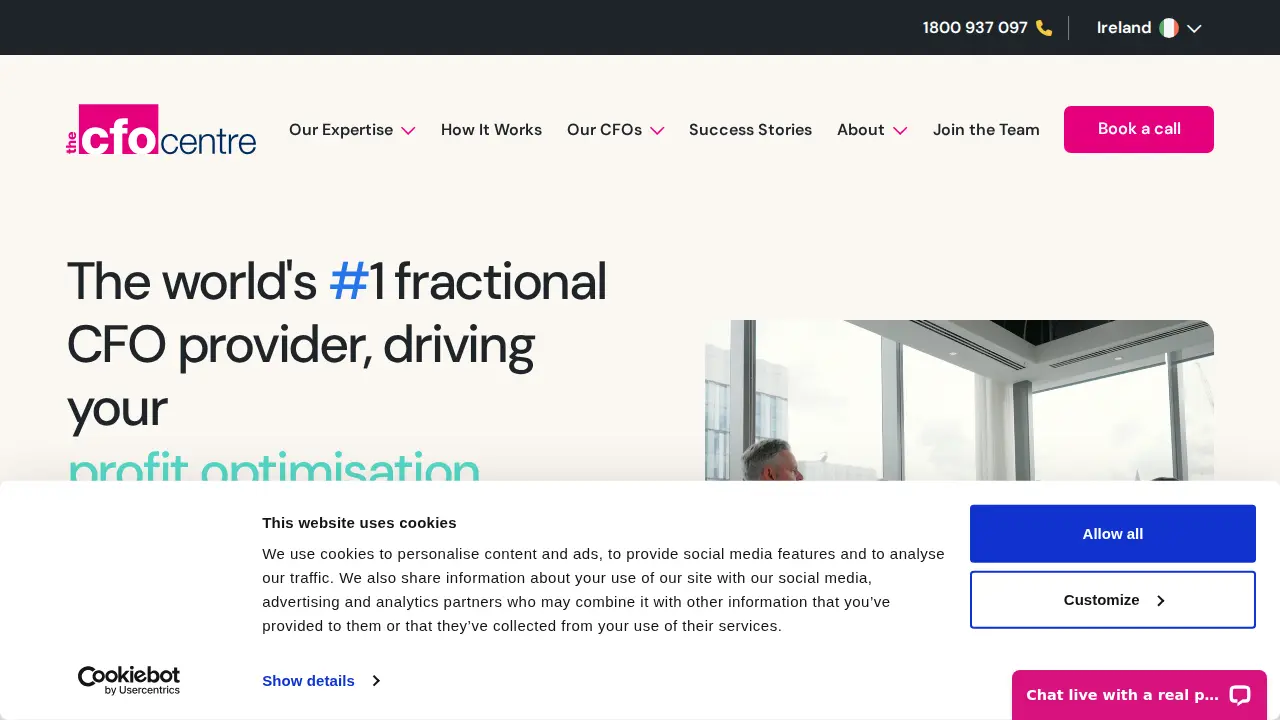 The CFO Centre page