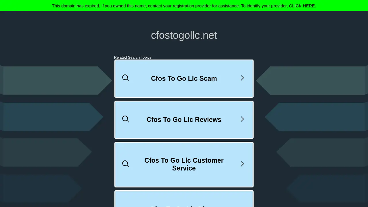 CFOs to GO LLC