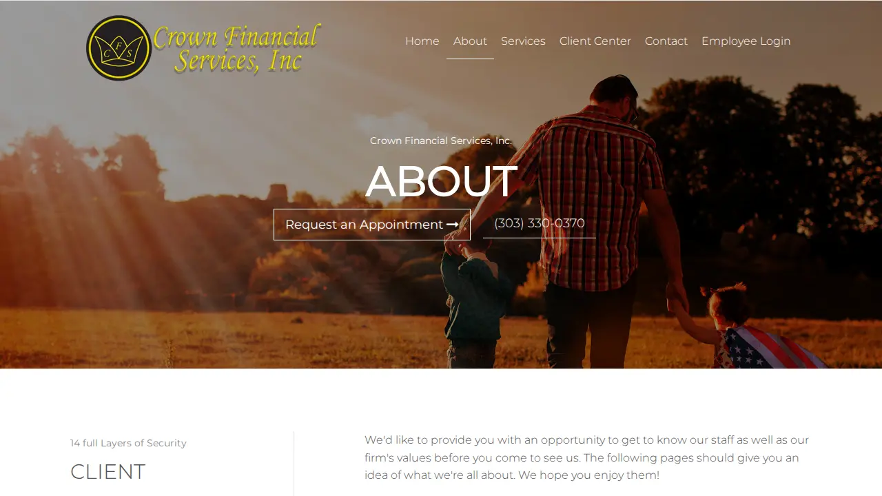 Crown Financial Services, Inc. page
