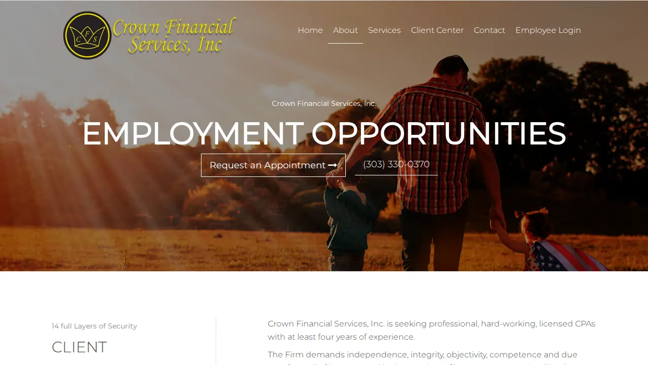 Crown Financial Services, Inc. page