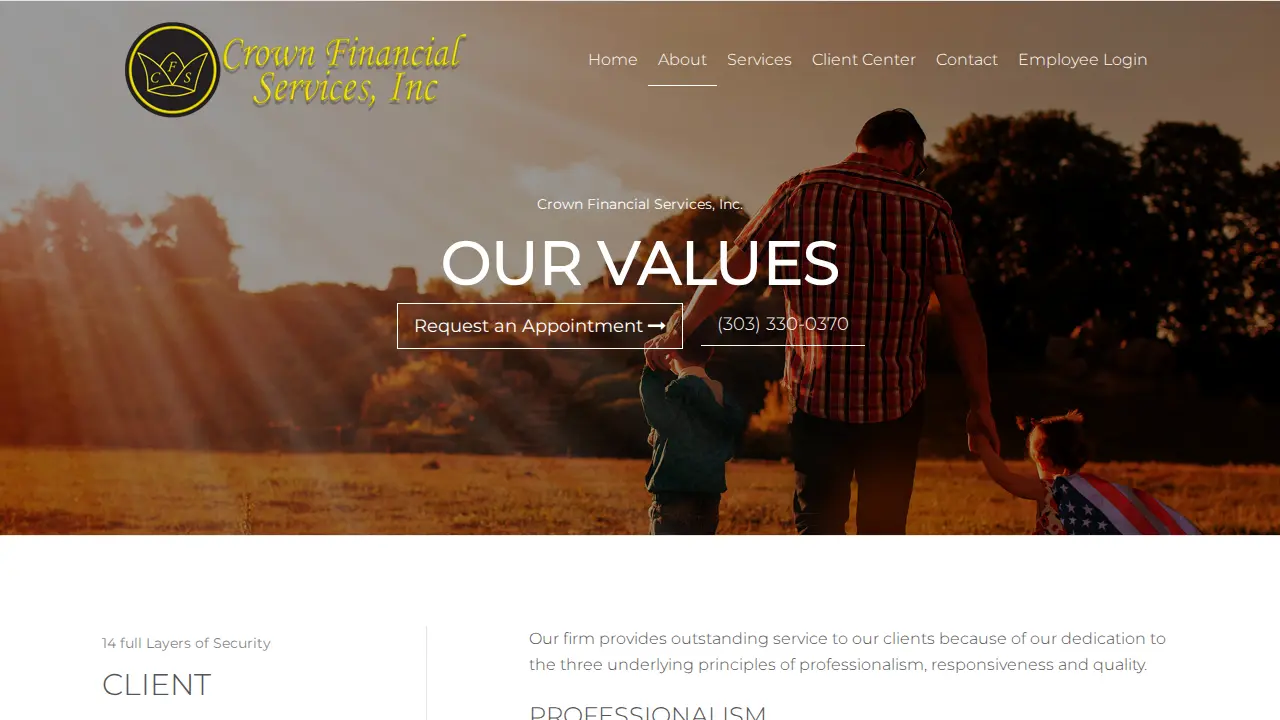 Crown Financial Services, Inc. page