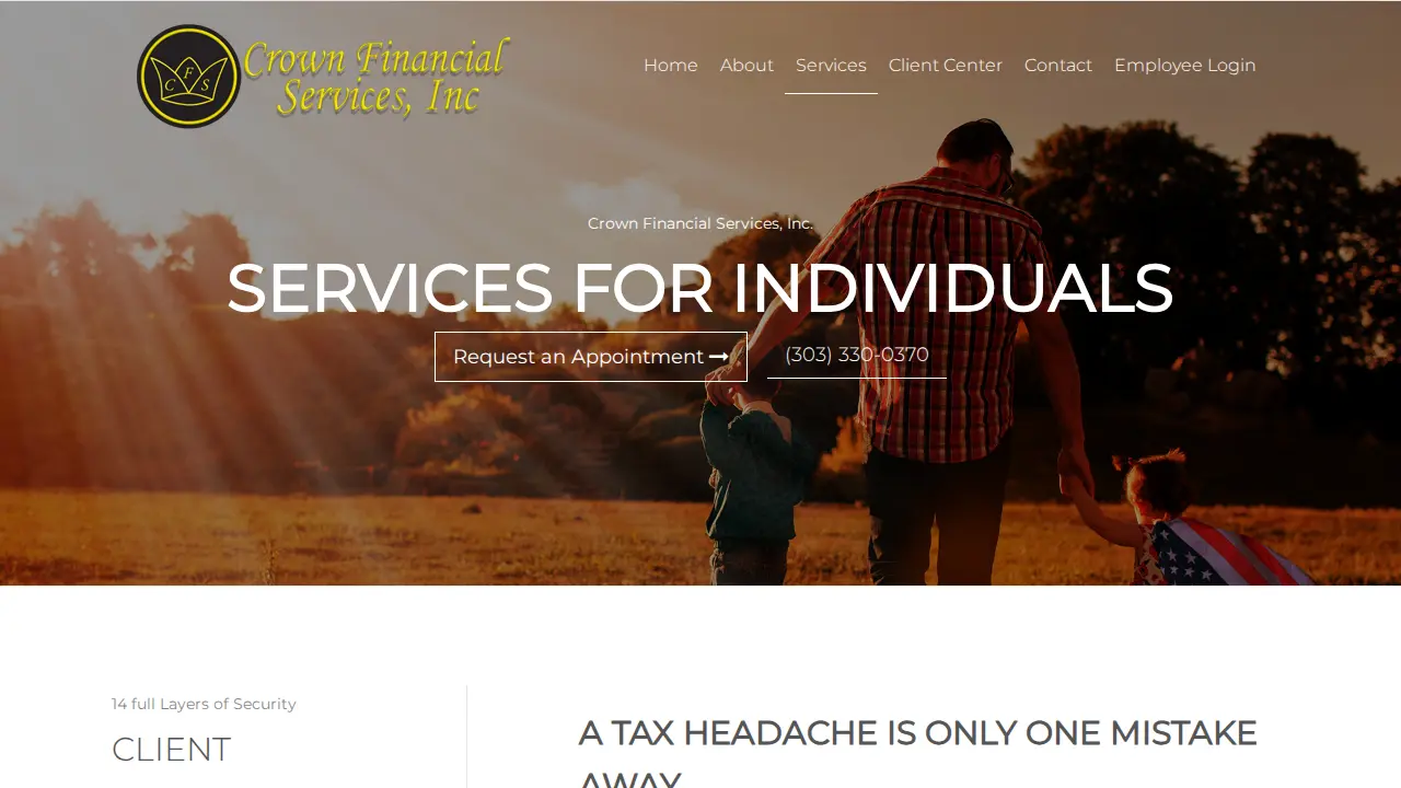 Crown Financial Services, Inc. page