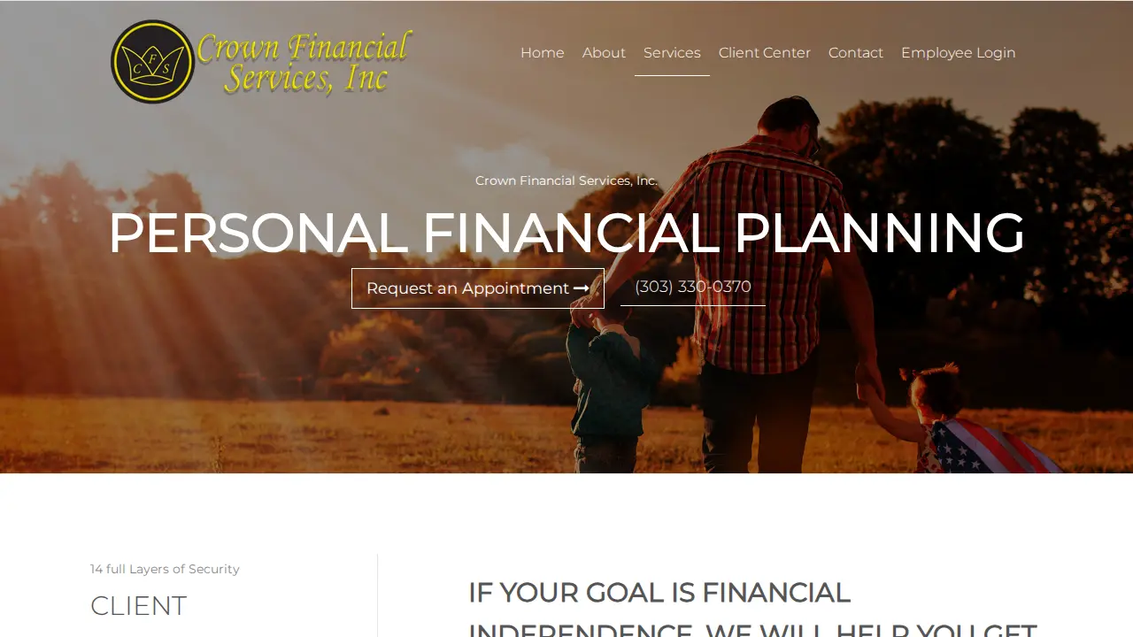 Crown Financial Services, Inc. page