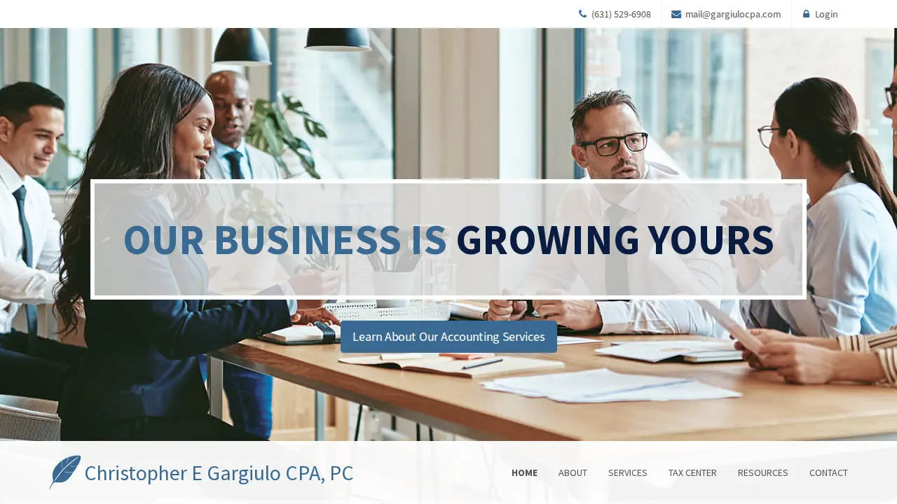 Christopher E Gargiulo CPA PC page