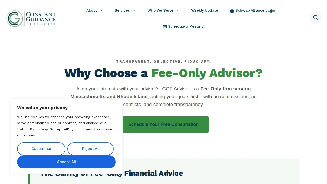 Constant Guidance Financial - Mitch Zides, CFA, CFP page