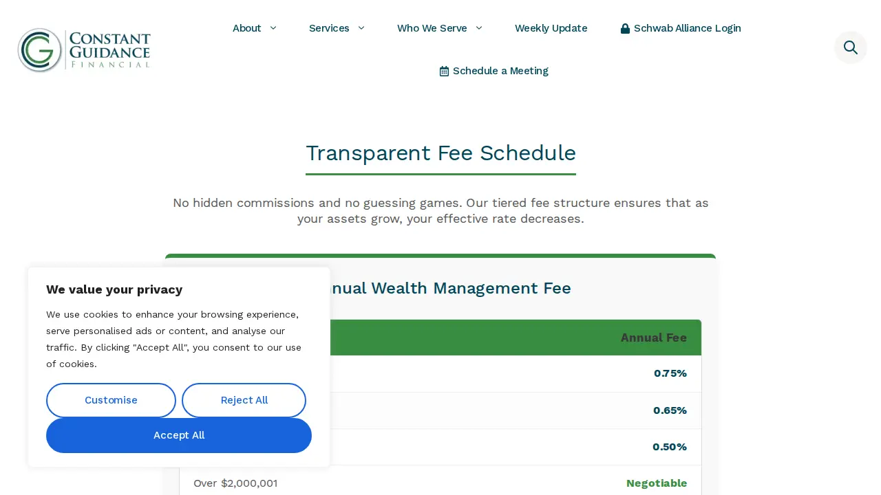 Constant Guidance Financial - Mitch Zides, CFA, CFP page