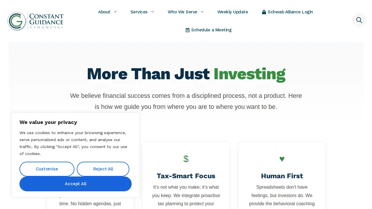 Constant Guidance Financial - Mitch Zides, CFA, CFP page